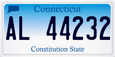 CT license plate AL44232