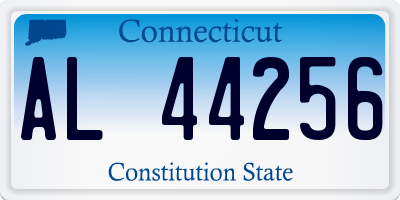 CT license plate AL44256