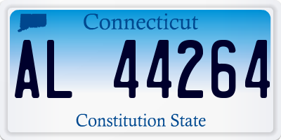 CT license plate AL44264