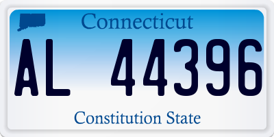 CT license plate AL44396