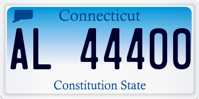 CT license plate AL44400