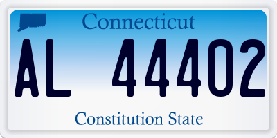 CT license plate AL44402