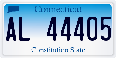 CT license plate AL44405