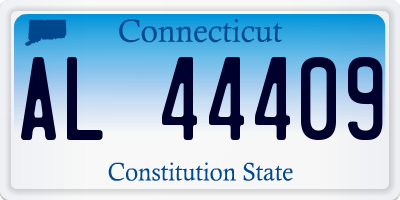 CT license plate AL44409