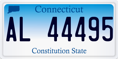 CT license plate AL44495