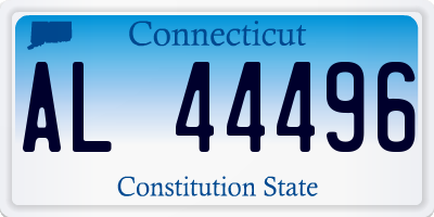 CT license plate AL44496