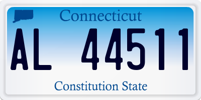 CT license plate AL44511