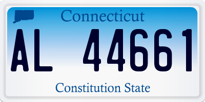 CT license plate AL44661