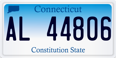 CT license plate AL44806
