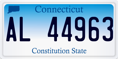 CT license plate AL44963