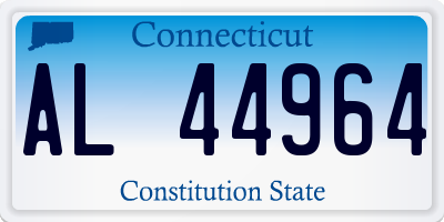 CT license plate AL44964