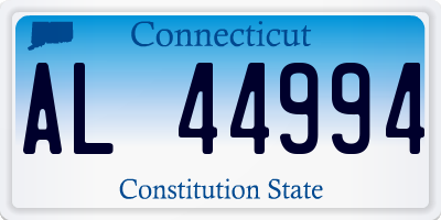 CT license plate AL44994