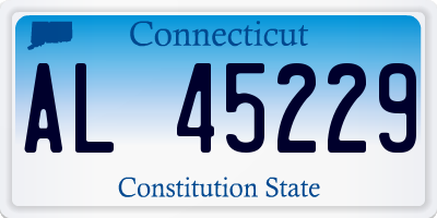 CT license plate AL45229