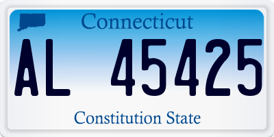 CT license plate AL45425