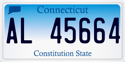 CT license plate AL45664