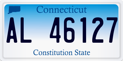 CT license plate AL46127