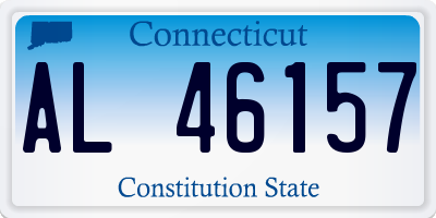 CT license plate AL46157