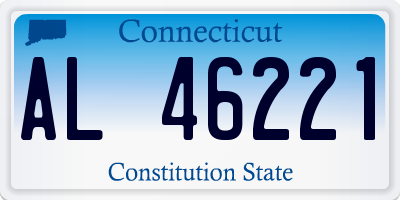 CT license plate AL46221