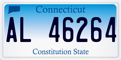 CT license plate AL46264