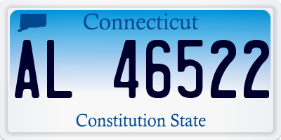 CT license plate AL46522