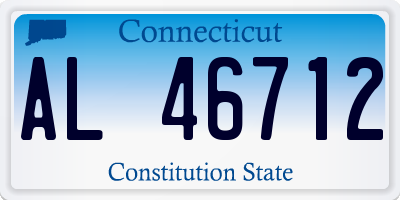 CT license plate AL46712