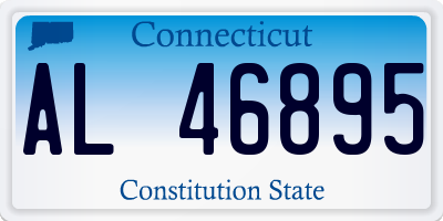 CT license plate AL46895