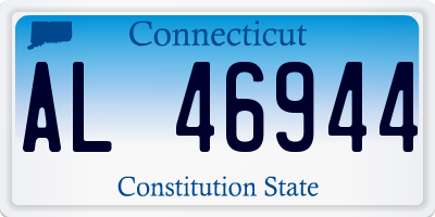 CT license plate AL46944