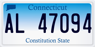 CT license plate AL47094