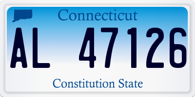 CT license plate AL47126
