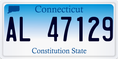 CT license plate AL47129