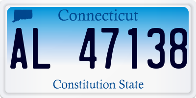 CT license plate AL47138