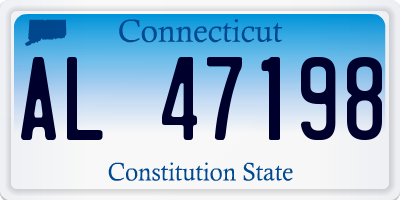 CT license plate AL47198