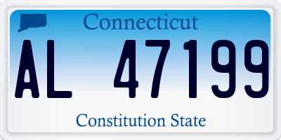 CT license plate AL47199