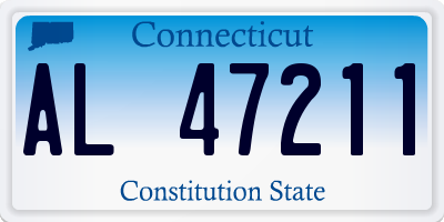 CT license plate AL47211