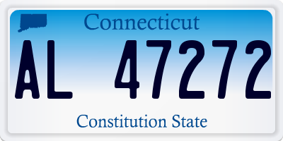 CT license plate AL47272