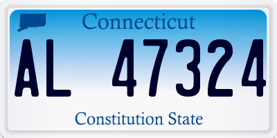 CT license plate AL47324