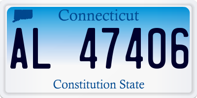 CT license plate AL47406