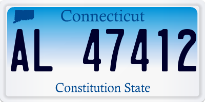 CT license plate AL47412