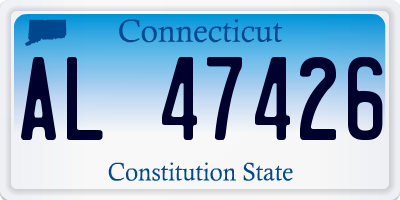 CT license plate AL47426