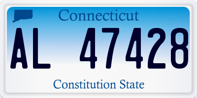 CT license plate AL47428