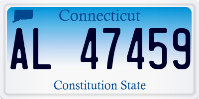 CT license plate AL47459