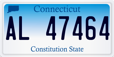 CT license plate AL47464