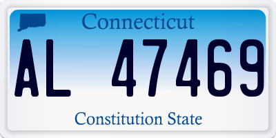 CT license plate AL47469