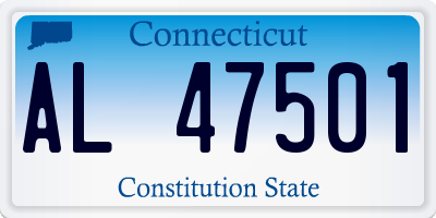 CT license plate AL47501