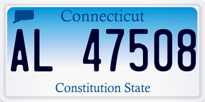 CT license plate AL47508