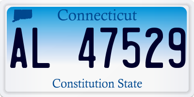 CT license plate AL47529