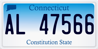 CT license plate AL47566