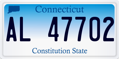 CT license plate AL47702