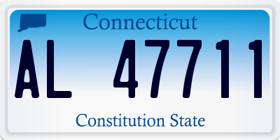 CT license plate AL47711