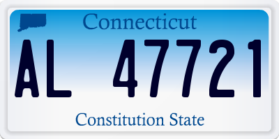 CT license plate AL47721